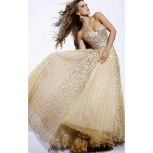 Wow Luxurious Couture Designer Evening Party Prom Glamorous Ballgown Gown Dress
